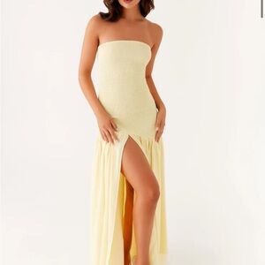 Peppermayo Soft Yellow Dress